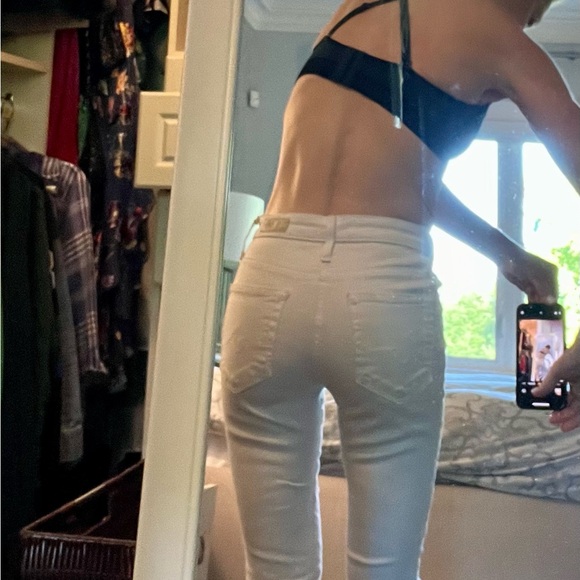 AG Farrah white skinny jeans size 23 - Picture 4 of 8